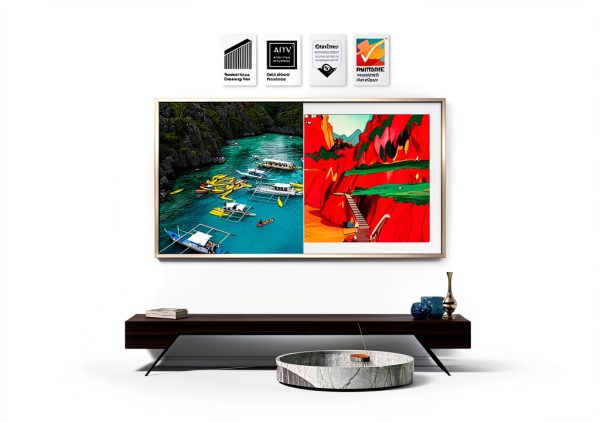 Samsung The Frame Art TV Neo QLED Wireless One Connect-9