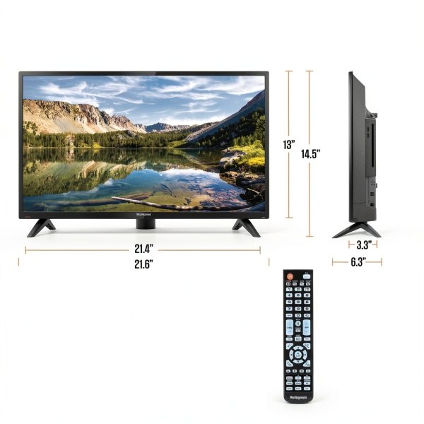 Westinghouse 24 inch HD DVD Combo TV with Parental Controls-3