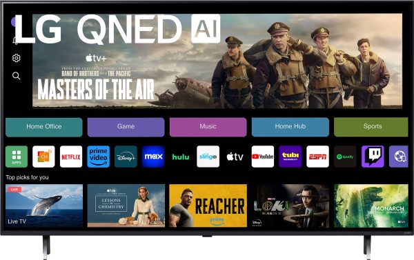 LG QNED 65" 4K UHD Smart TV with α8 AI Processor and HDR10 Pro-1